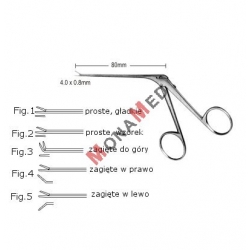 Mikrokleszczyki uszne 80mm
