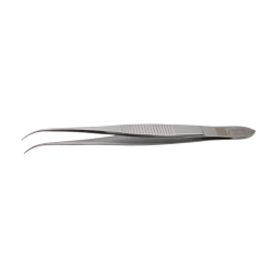 Pinceta oczna 10.0cm, mikroanatomiczna (wybór rodzaju: prosta, lekkozagięta, zagięta)
